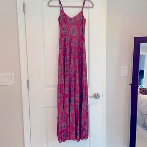 Asos v neck maxi dress